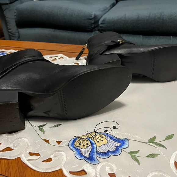 Black Ankle Boots with Buckle size 7 - Picture 7 of 7